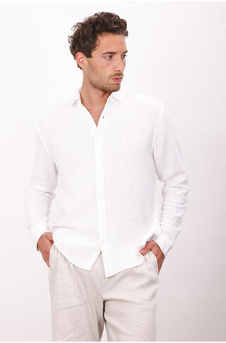 Kristian LS Shirt Cotton gauze LS shirt