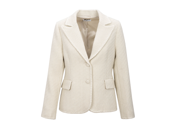Lilje Blazer Cream M Slim wool blazer 