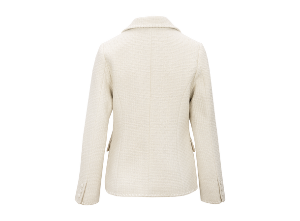 Lilje Blazer Cream M Slim wool blazer 
