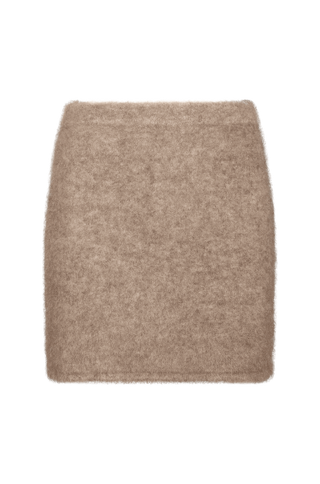 Phoebe Skirt Furry mohair mini skirt