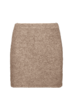 Phoebe Skirt Furry mohair mini skirt