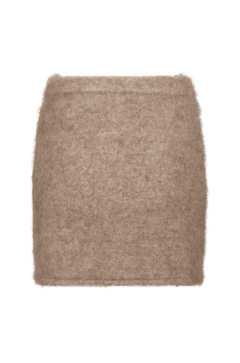 Phoebe Skirt Furry mohair mini skirt