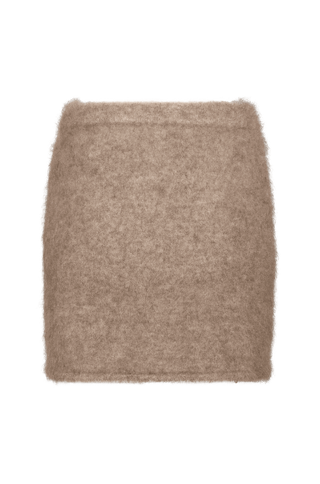 Phoebe Skirt Furry mohair mini skirt