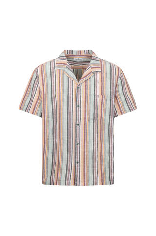 Tristan SS Shirt Cotton stripe SS Shirt