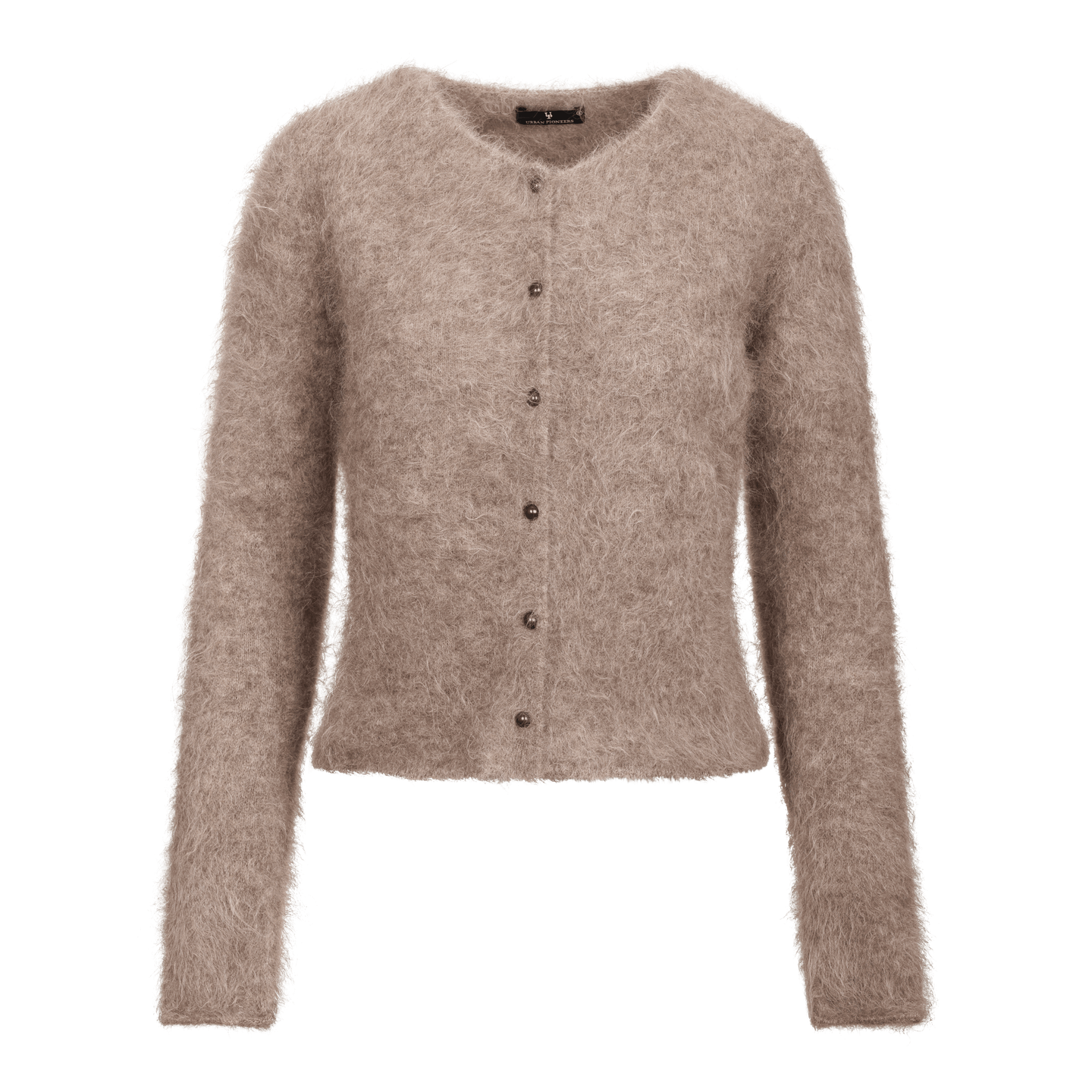 Ada Cardigan Dark Sand XS Alpaca cardigan