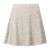 Sorba Skirt Sand Melange M Rib knit mini skirt 
