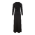 Jakeline Dress Black M Gathered maxi dress 
