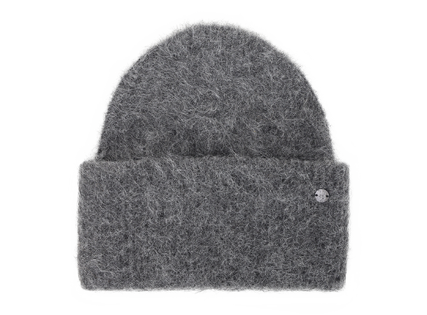 Aba Rib beanie Charcoal One Size Fury fluffy ribbed beanie 