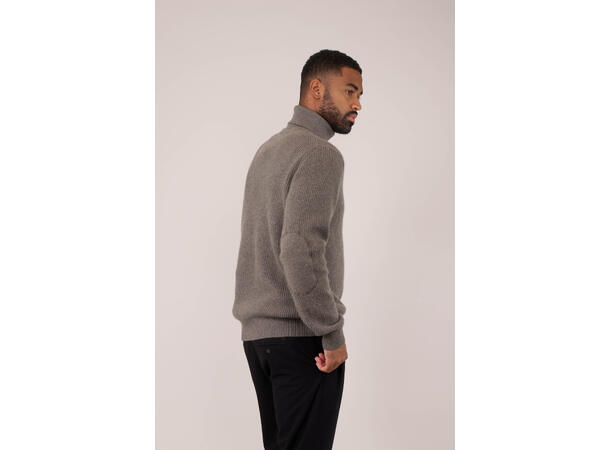 Ade Turtleneck Mid Brown L Merino t-neck sweater 