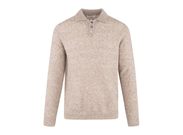 Adesola Sweater Sand XXL Alpaca button sweater 