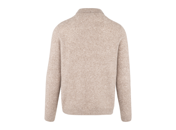 Adesola Sweater Sand XXL Alpaca button sweater 