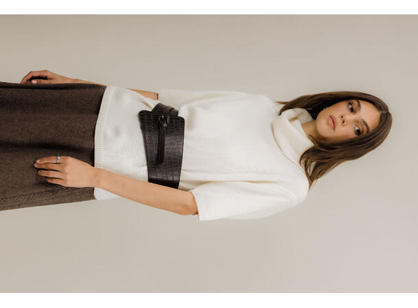 Arwyn SS Turtleneck Cream S Chunky ss merino turtleneck 