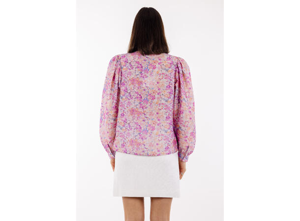Candie Shirt Pink AOP XL Silk print shirt 