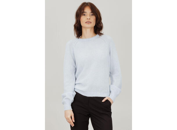 Cassandra Sweater Light Blue L Soft detailed sweater 