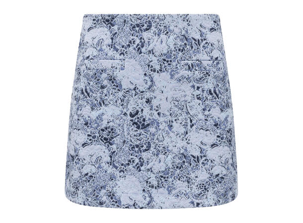 Gabby Skirt Multi Blue M Jacquard mini skirt 