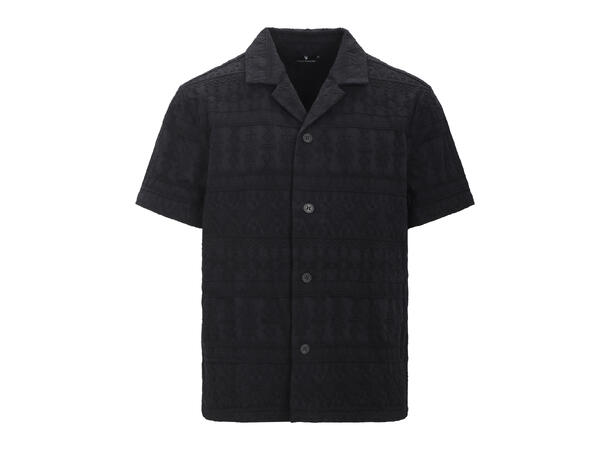 Hubert SS Shirt Black L Cotton structure SS shirt 