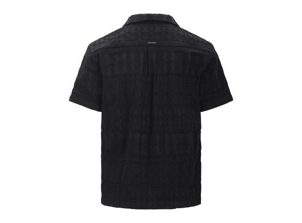 Hubert SS Shirt Black L Cotton structure SS shirt 