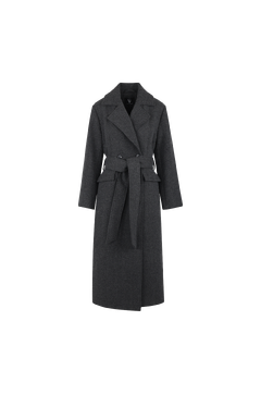 Xandra Coat Charcoal M Boiled wool coat - Urban Pioneers AS