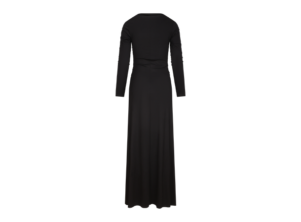 Jakeline Dress Black M Gathered maxi dress 