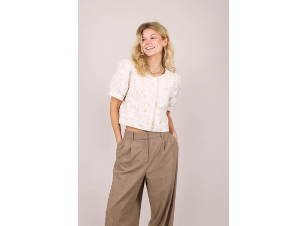 Leea Jacket Cream AOP S Short jacket 