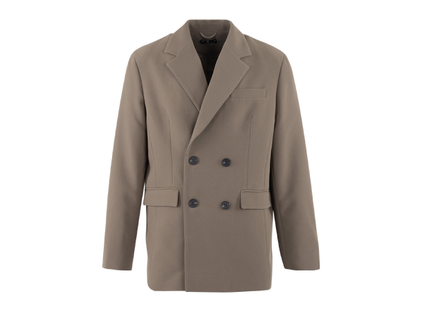 Moore Blazer Charcoal M Double breasted stretch blazer 
