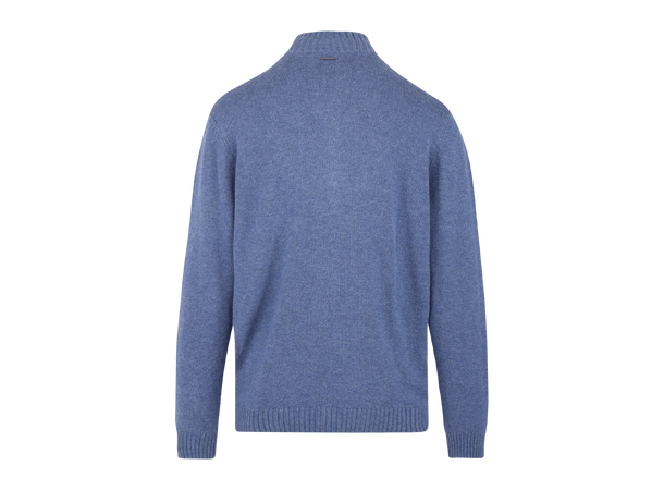 Tommi Half-zip Denim L Lambswool half-zip sweater 