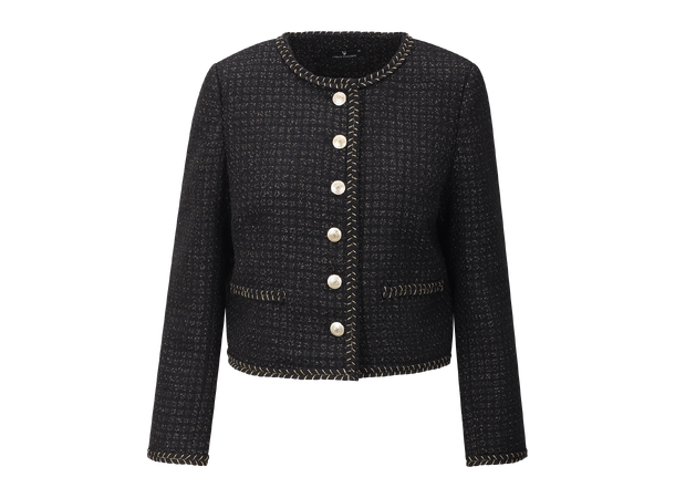 Short boucle jacket clearance