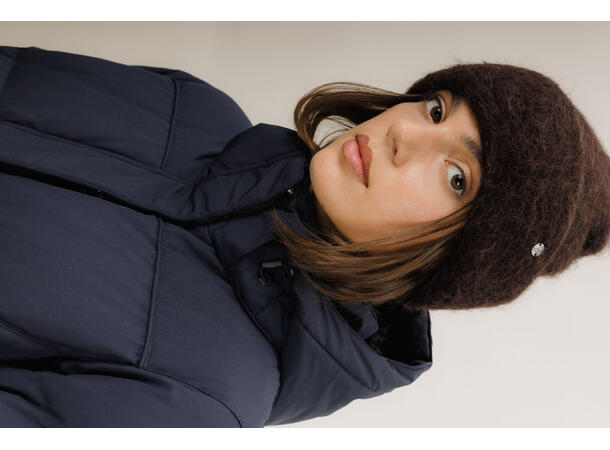 Aba Rib beanie Chocolate Brown One Size Fury fluffy ribbed beanie 