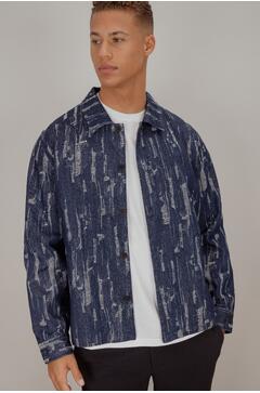 Joaquin Overshirt Denim structure shirt
