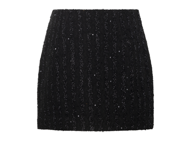 Prudence Skirt Black M Glitter mini skirt 