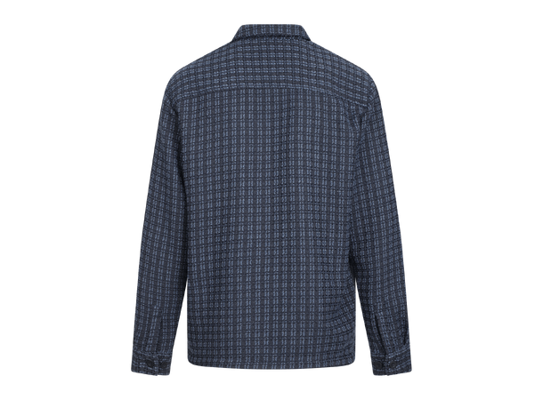 Theon Overshirt Black/Blue M Jaquard Overshirt 