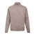 Jake Half-zip Dark Sand M Basic half-zip knit sweater 
