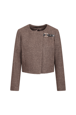 Annabelle Jacket Twill wool cropped  jacket