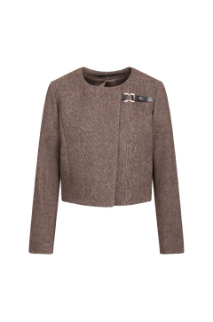 Annabelle Jacket Twill wool cropped  jacket