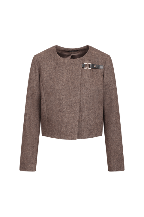 Annabelle Jacket Twill wool cropped  jacket