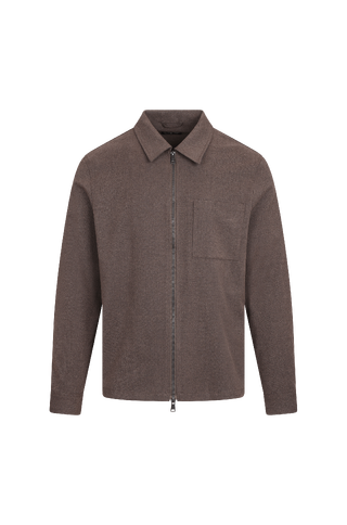 Argus Overshirt Flannel Zip Overshirt
