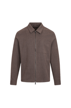 Argus Overshirt Flannel Zip Overshirt
