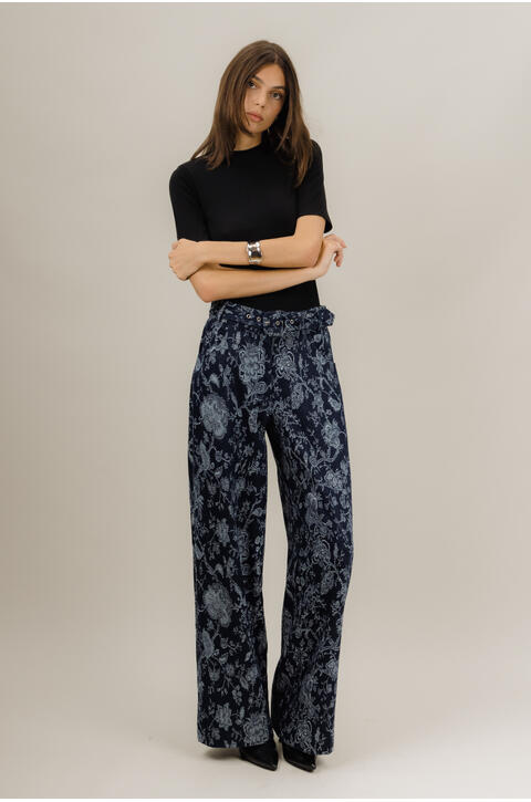 Claire Pants Decorative pattern pants