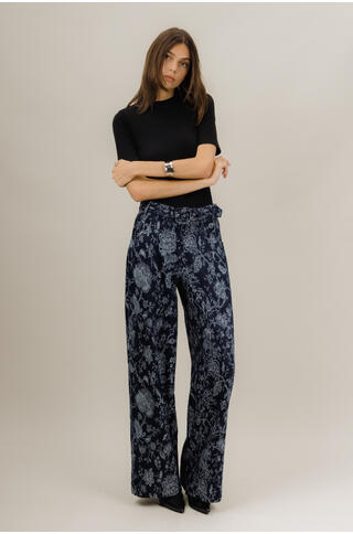 Claire Pants Decorative pattern pants