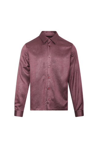 Lysander LS Shirt Crinkled satin shirt