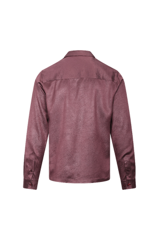 Lysander LS Shirt Crinkled satin shirt