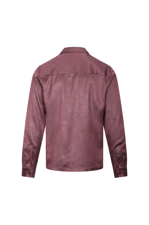 Lysander LS Shirt Crinkled satin shirt