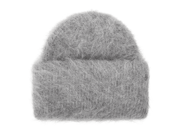 Aba Rib beanie Grey One Size Fury fluffy ribbed beanie 