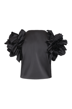 Aphrodite Jacket Satin ruffle jacket