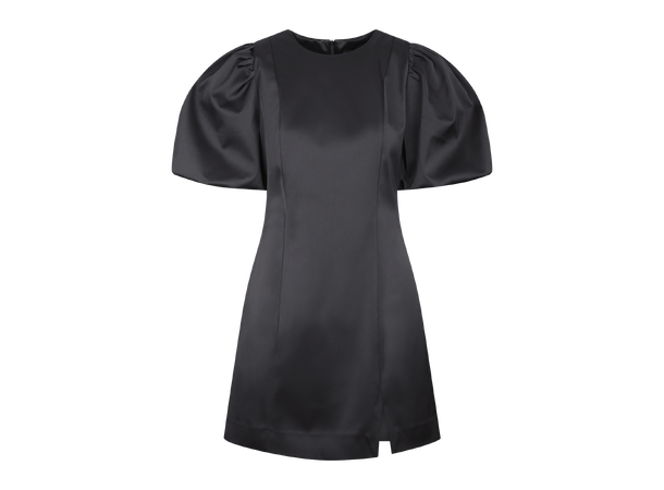 Elodie Dress Black S Puffed sleeves dress 
