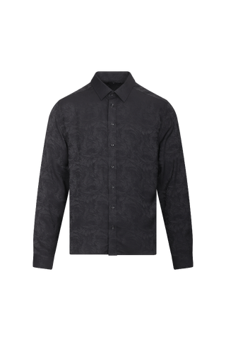 Leander LS Shirt Satin jaquard shirt
