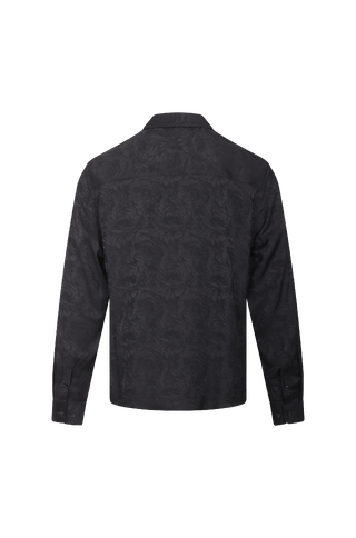 Leander LS Shirt Satin jaquard shirt