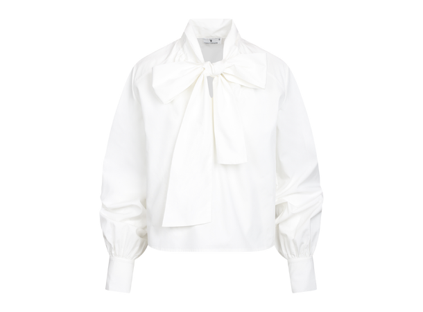 Jocelyn Blouse White S Bow blouse 