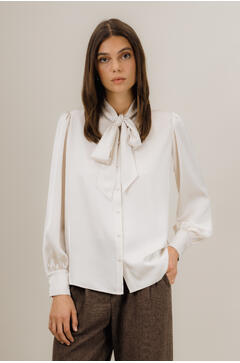 Keryn Blouse Tie-neck blouse