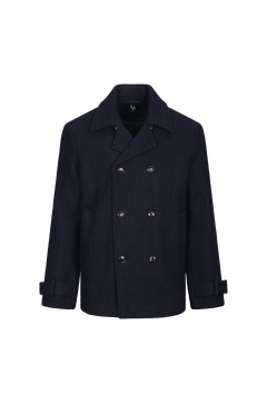 Marvin Coat Boiled wool coat